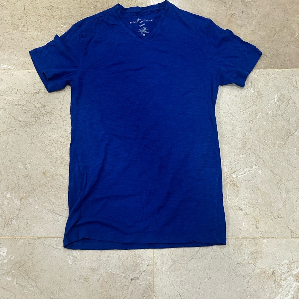 royal blue shirt Vneck